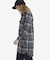 ウールチェックシャツドレス / シャツワンピース