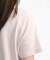 コットンリネン トーンオントーン ワンポイント刺繍半袖Tシャツ