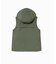 防風 透湿 撥水 防水 WINDSTOPPER ウインドストッパー スリーブレスジャケット ミリタリーベスト フード脱着可