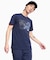 吸水速乾 グラフィックプリント半袖Tシャツ