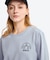 UVカット ワンポイントロゴ ロングスリーブ 長袖リブTシャツ