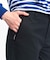 撥水 ソフトストレッチ テーパードパンツ