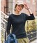 ボートネック 七分袖 Tシャツ