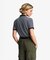 UVカット ストライプ 半袖ポロシャツ