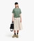 【LIBERTY】 背面バックフラワープリントオーガニックコットン半袖Tシャツ