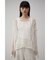 PATTERN MESH PULLOVER