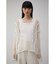 PATTERN MESH PULLOVER