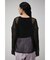 PATTERN MESH PULLOVER