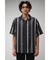 MULTI STRIPE CREPE WEAVE SHIRT