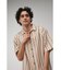 MULTI STRIPE CREPE WEAVE SHIRT