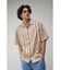 MULTI STRIPE CREPE WEAVE SHIRT