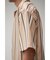 MULTI STRIPE CREPE WEAVE SHIRT