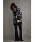 レトロ総柄ジャガードカーディガン