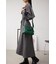 ダブルジッパーハンドバッグ