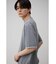 ブランケットステッチ半袖ニット