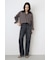 AZUL DENIM ハイウエストワイドデニム