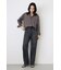 AZUL DENIM ハイウエストワイドデニム