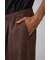 フェイクスエードタックパンツ