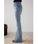 AZUL DENIM ラインストーンフレアデニム