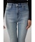 AZUL DENIM ラインストーンフレアデニム