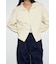 ダブルジップビッグカラーニット