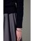 カシミヤミックスクルーネックニット