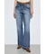 AZUL DENIM センタープレスフレアデニム ショート丈