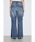 AZUL DENIM センタープレスフレアデニム ショート丈