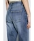 AZUL DENIM センタープレスフレアデニム ショート丈