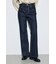 AZUL DENIM センタープレスフレアデニム ショート丈