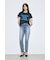 【WEB限定】AZUL DENIM ジャストウエストスキニーデニム