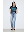 【WEB限定】AZUL DENIM ジャストウエストスキニーデニム