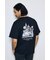 リゾートバックグラフィックTシャツ