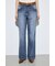 AZUL DENIM センタープレスフレアデニム