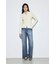 AZUL DENIM センタープレスフレアデニム