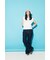 AZUL DENIM センタープレスフレアデニム