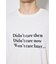 引き揃え天竺Didn't care Tシャツ