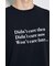 引き揃え天竺Didn't care Tシャツ