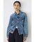 【セットアップ対応】AZUL DENIM タイトフィットデニムジャケット