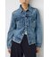 【セットアップ対応】AZUL DENIM タイトフィットデニムジャケット