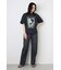 AZUL DENIM ハイウエストワイドデニム