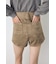 フェイクスエードハイウエストボタンショートパンツ