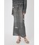 DENIM PRINT TRANSPARENT スカート