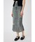 DENIM PRINT TRANSPARENT スカート