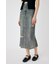 DENIM PRINT TRANSPARENT スカート