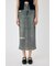 DENIM PRINT TRANSPARENT スカート