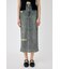 DENIM PRINT TRANSPARENT スカート