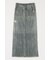 DENIM PRINT TRANSPARENT スカート