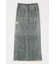 DENIM PRINT TRANSPARENT スカート