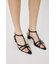 POINTED CROSS STRAP サンダル